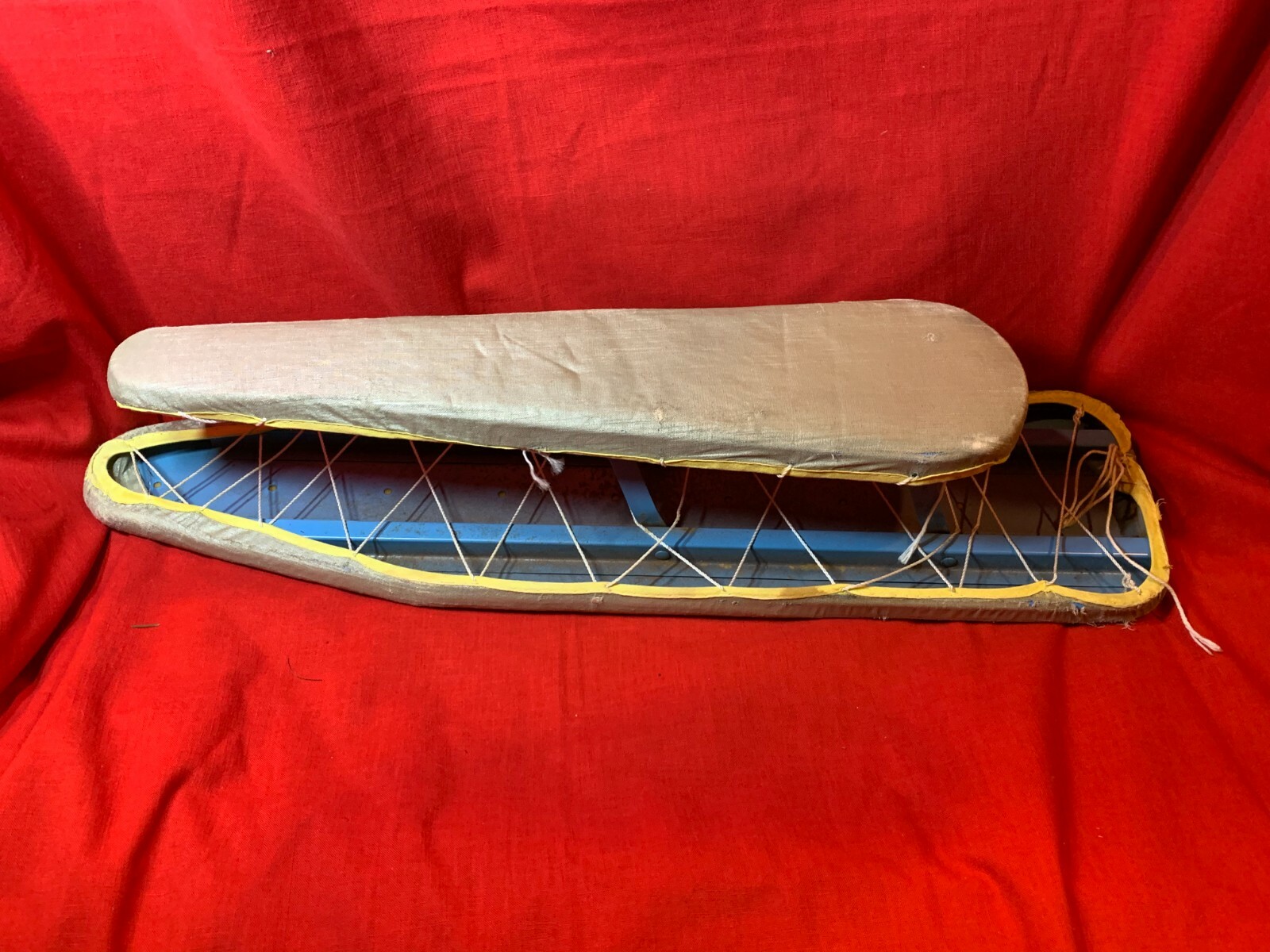 Vintage Metal Table Top Double Sided with Sleeve Ironing Board