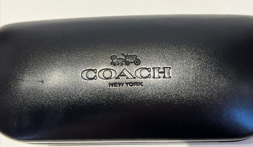 Coach New York Black Hard Clamshell Eyeglasses Sunglasses Case - Picture 2 of 9