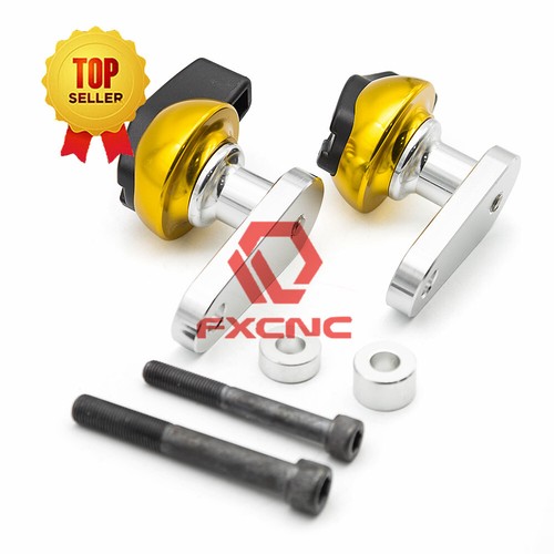 CNC Engine Frame Slider Crash Guard Protector For GSXR 1000 2005-2006 K6 Gold - Picture 7 of 8