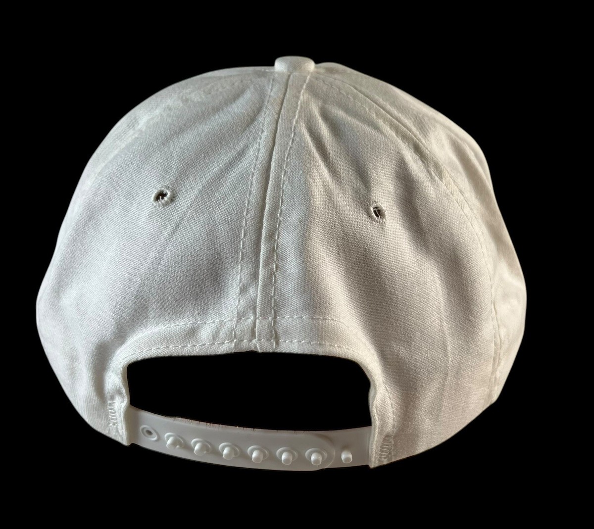 Casquette Snapback Vintage Années 80 MID-AM Dairymen - Rayures Bleu Et Blanc, USA