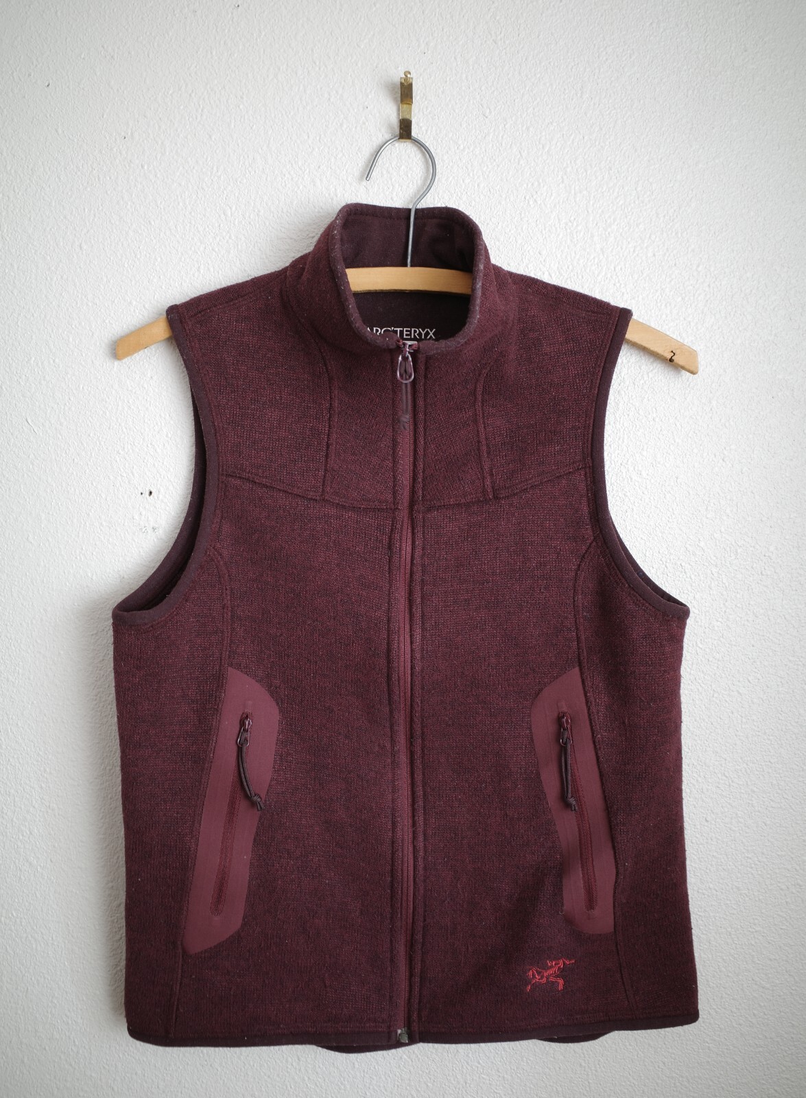 Arc'teryx Covert Polartec gilet donna pile zip intera marrone taglia small us intime ottimeioni