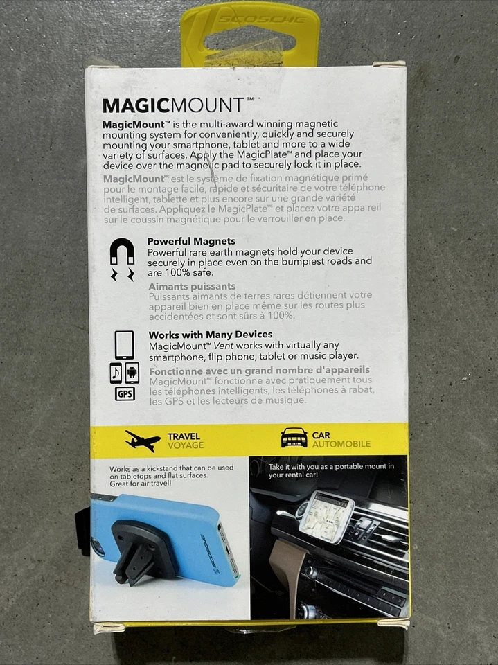 Scosch MagicMount Magnetic Dash Mount For Mobile Devices - MAGVM2 *NEW* - Image 2 of 4