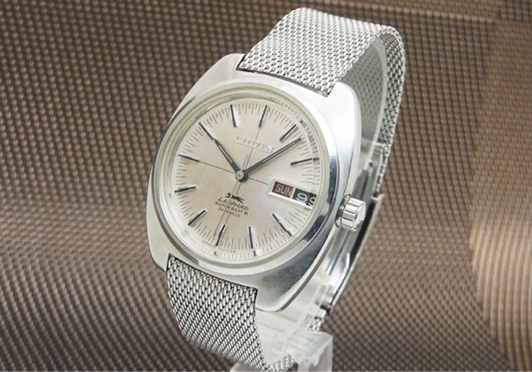 Citizen Leopard Super Beat 8 4-720539 Y Vintage Day Date SS Citizen Leopard Super Beat 8 4-720539 Y Vintage Day Date SS