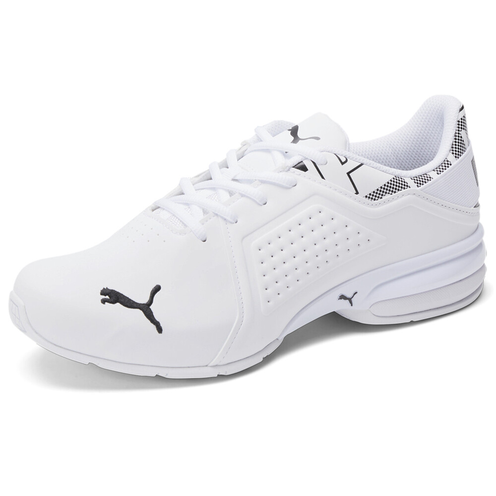 PUMA Viz Runner Repeat Running Mens White Sneakers Athletic