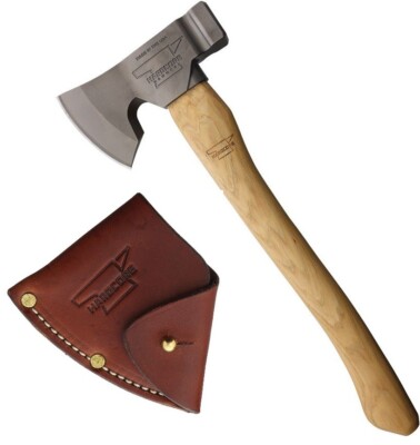 Hardcore Hammers Camp Alloy 6.25'' 4140 Steel Axe Head American Hickory Handle