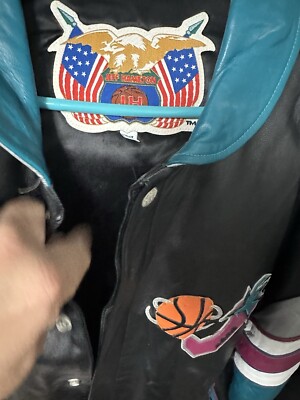 NBA All Star 96 San Antonio Xxl Jeff Hamilton Leather Jacket | eBay