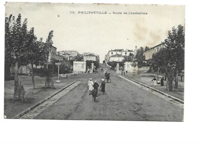 Algeria Philippeville Route De Constantine