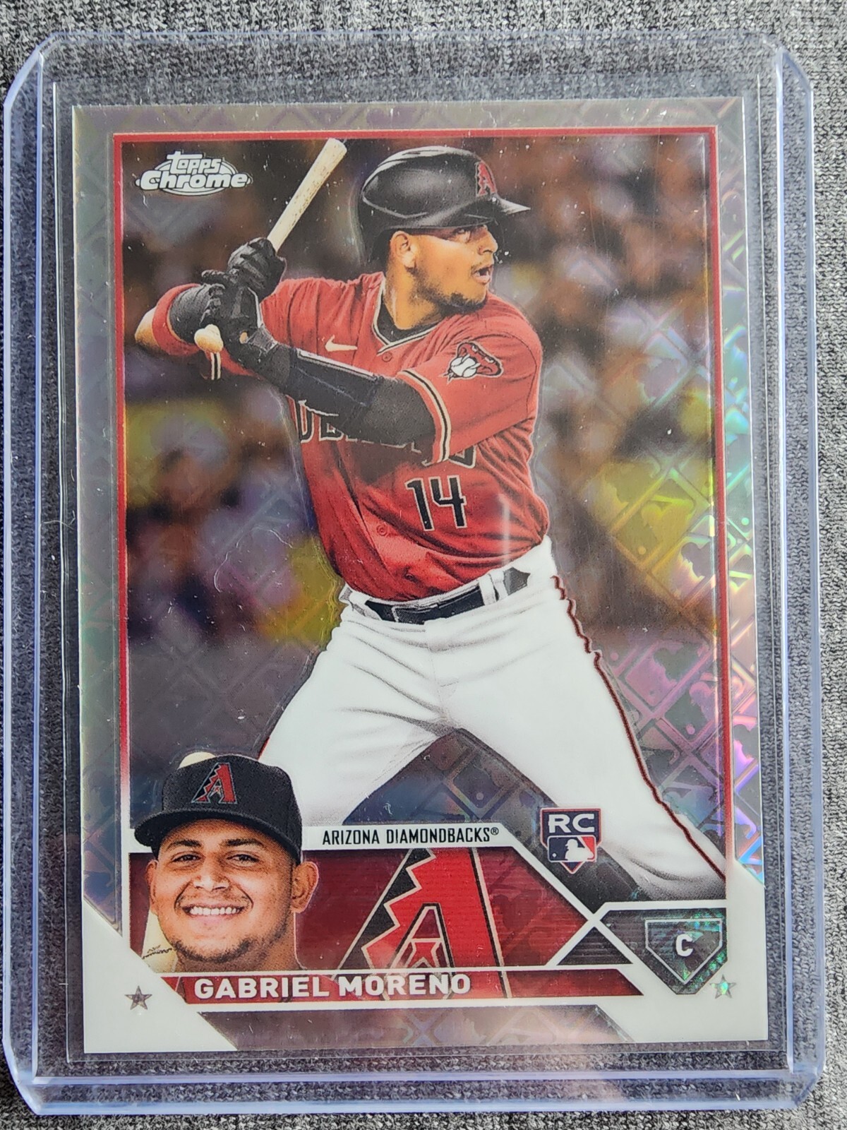 2023 Topps Chrome LOGOFRACTOR Gabriel Moreno Rookie