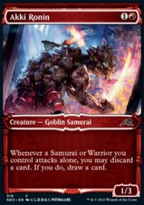 MTG Magic the Gathering Akki Ronin (319/572) Kamigawa Neon Dynasty NM