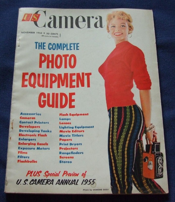 1956 June U.S. Camera Magazine Complete Photo Equipment Guide Jeryl Johnson