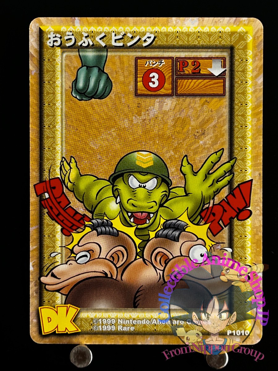 Bluster Kong General Klump Donkey Kong Card P1010 NINTENDO