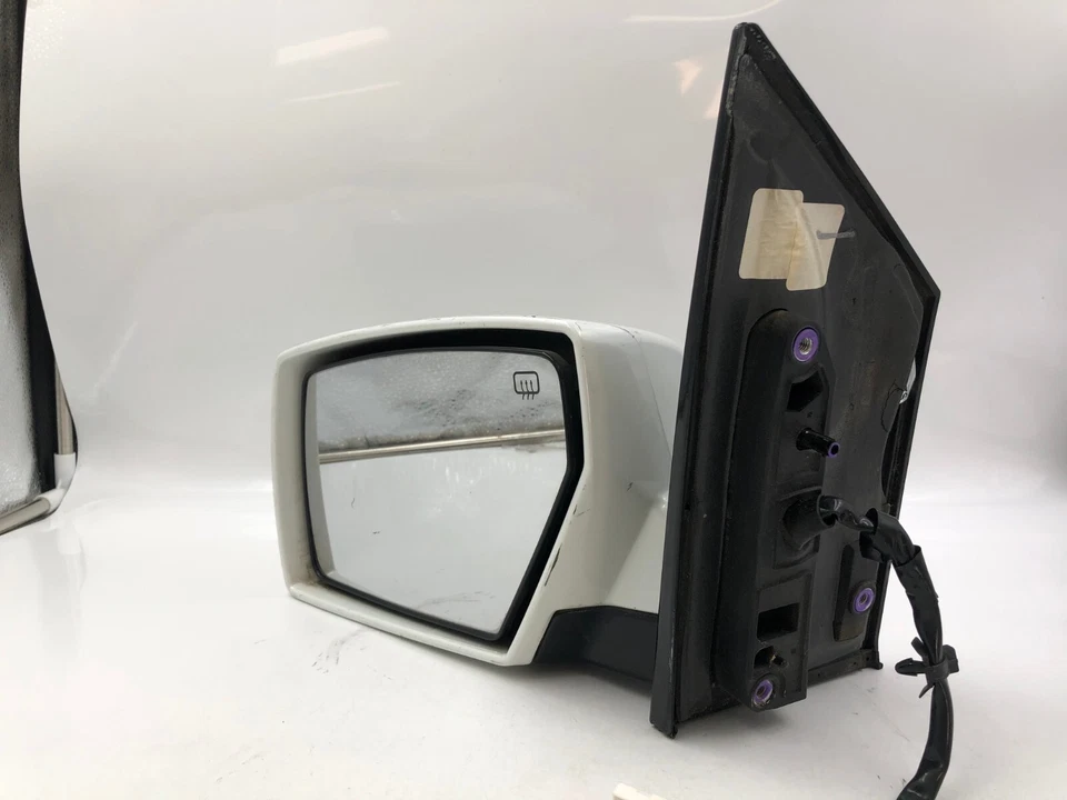 Espejo retrovisor eléctrico Nissan Quest 2008-2009 con vista lateral del conductor blanco OEM D03B46026 Foto 4 de 4