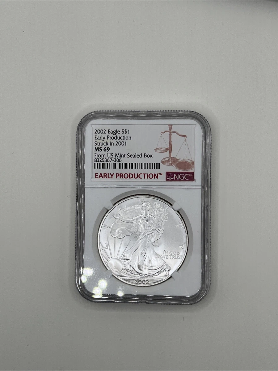American Eagle NGC 2002 Silver Bullion Coins for sale | eBay