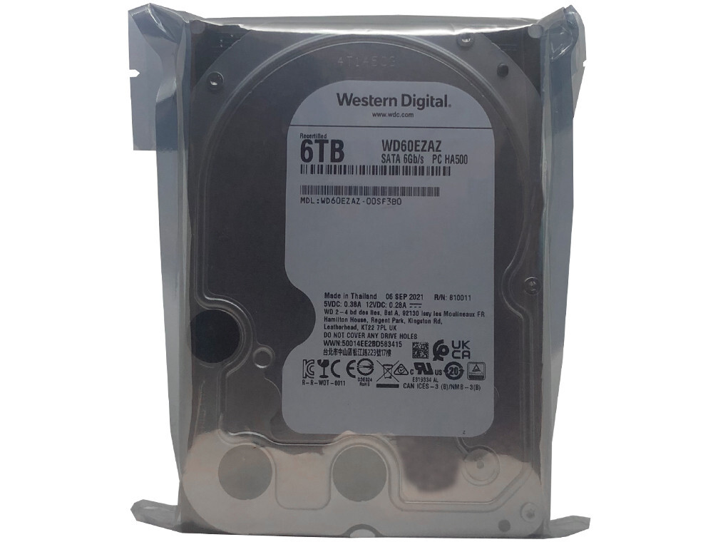 Western Digital 6TB 256MB SATA 6Gb/s 3.5 Western Digital 6TB 256MB SATA 6Gb/s 3.5
