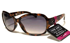 NEW Foster Grant SUNGLASSES Women Oversized Tortoise Brown Gray Lens Embry