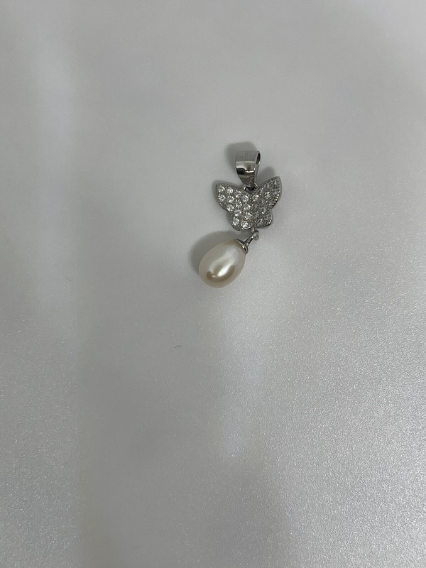 Sterling Silver 925 Butterfly Pearl Charm/Pendant