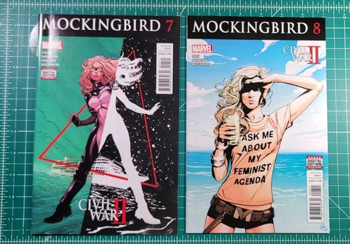 Mockingbird #1-8 (2016) Feminist Cover Complete Set Marvel 1st Print Cain VF/NM - Picture 9 of 12
