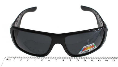 Mens Womens Polarised Sunglasses Black Tortoise Driving Fishing Wrap Around - Picture 10 of 15