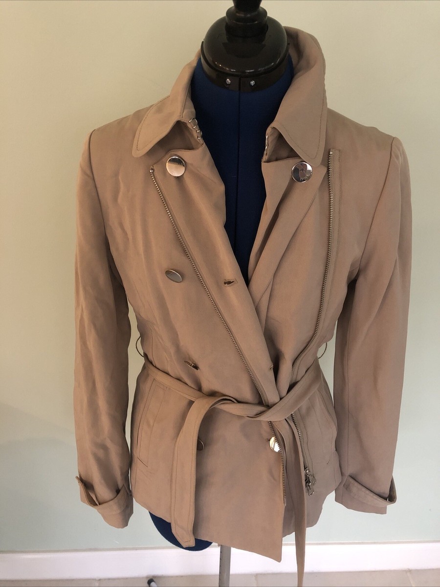ESCADA SPORT ★ Batrench ジャケット Jonathan Saunders X Escada Sport Tan Beige Jacket | Size 36