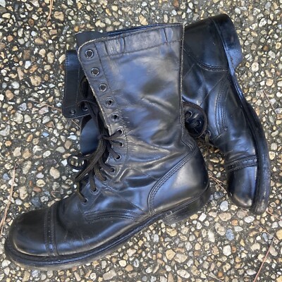 VTG CORCORAN JUMP BOOTS C Cap Toe Combat Biker Paratrooper US Military 
