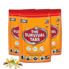 6 days Emergency Food tablet none-GMO gluten-free 25 years shelf-life Vanilla