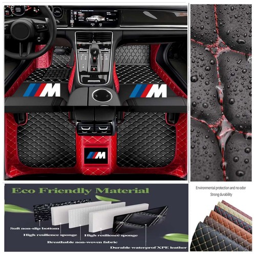 Fit for BMW All Models Car Floor Mats Waterproof Carpets All-weather Front&Rear - Picture 2 of 31