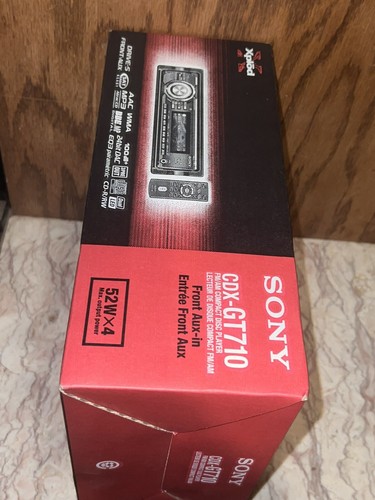 Rare NEW In Box SONY Xplod CDX-GT710 High End Car Stereo CD Radio AUX player - Picture 3 of 14