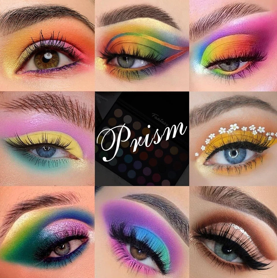 Highly Pigmented Eye Makeup Palette, Matte Shimmer Metallic Eyeshadow Pallet 40 - Image 2 of 4