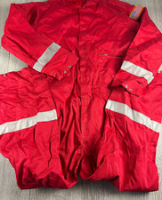 WENAAS ANTIFLAME COVERALLS Red Workwear Unisex Size 52 Tall Inseam 31