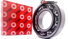 FAG 6208 C3 Deep Groove Ball Bearing, Open Type, No Seals 40x80x18 mm