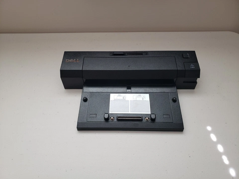 Estación de acoplamiento Dell Original E-Port Plus K09A USB3 DVI DisplayPort RJ45 Latitude Foto 2 de 4