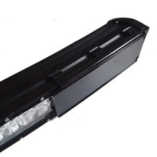 52" inch Snap on Black Lens Cover For Dual Row Led Light Bar Offroad Truck Jeep