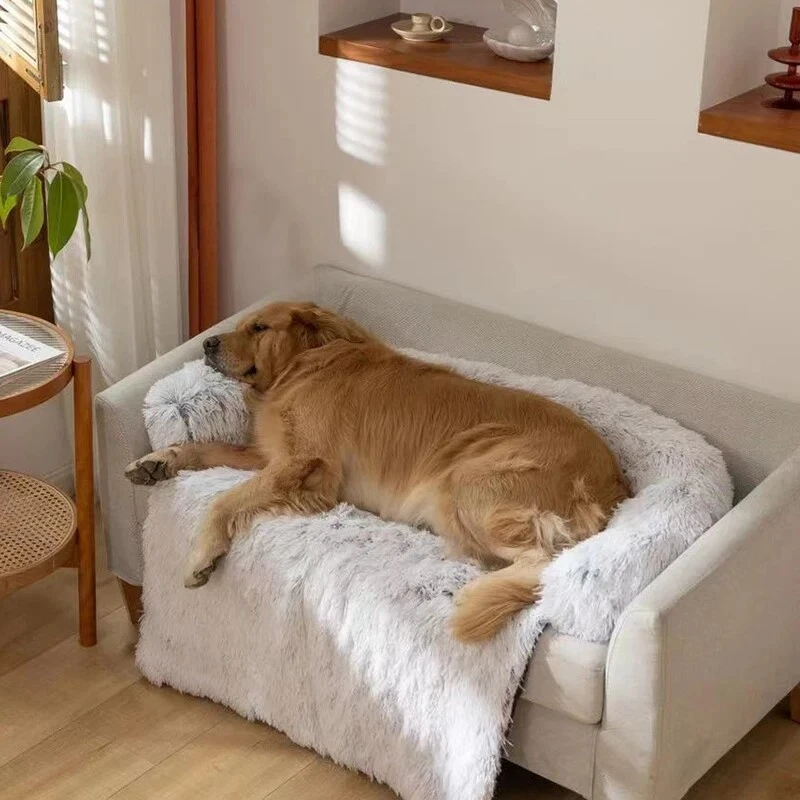 Cama Acolchada Suave Antiestrés Mascota Perro, Gato para Sofá, Coche, Suelo - Imagen 4 de 4