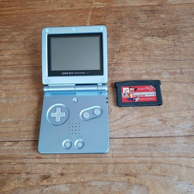 GameBoy Advance Nintendo GBA SP Japan Console Handheld AGS001 PEARL BLUE.