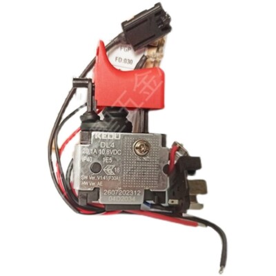 1PC Speed Switch for Bosch GDR120-Li Cordless Impact Driver 12V 2.0Ah 1/4  100Nm
