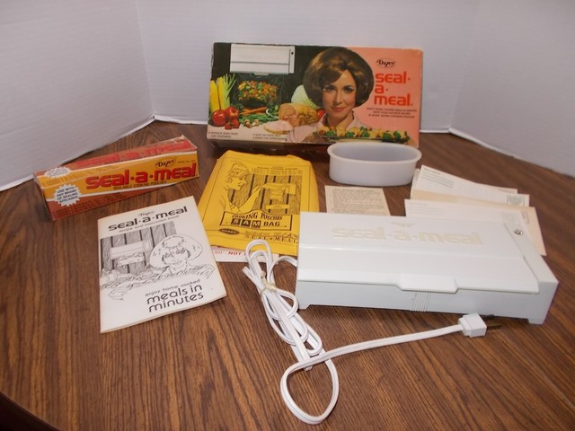 DAZEY SEALAMEAL VINTAGE Food Sealer In Box With Extra Bags eBay