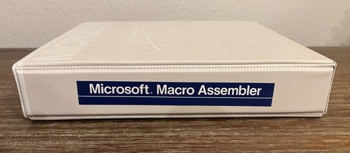 UNTESTED RARE VTG 1985 Microsoft Macro Assembler 4.0 Disk, Manual, Literature - Picture 12 of 24