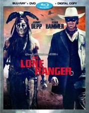 The Lone Ranger Blu-ray DVD Digital Copy - Blu-ray - GOOD