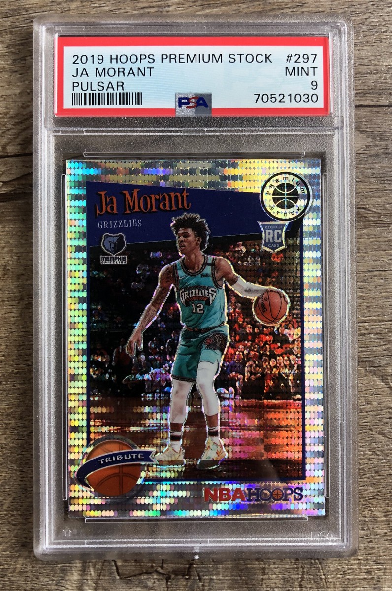 Ja Morant 2019 Hoops Premium Stock #297 Pulsar Memphis Grizzlies