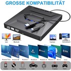 CD/DVD Laufwerk Extern Brenner Player Laufwerk DVD-RW Brenner USB Type-C Laptop