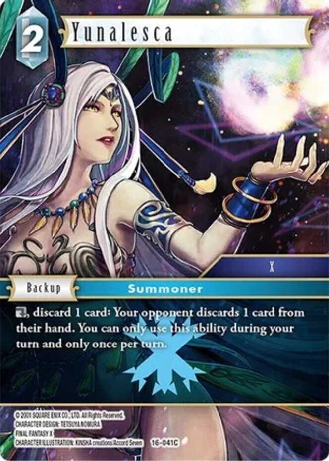 【PSA10】　16-041C　ユウナレスカ Near Mint FFTCG Yunalesca - 16-041C Emissaries of Light