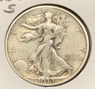 1933-S Walking Liberty Half Dollar XF Condition SKU# 34015