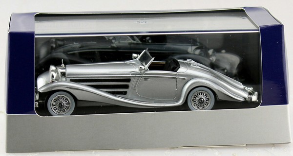 Mercedes-Benz 540K W24 Spezial Roadster 1936 Silber Atlas 1:43 7905005-image