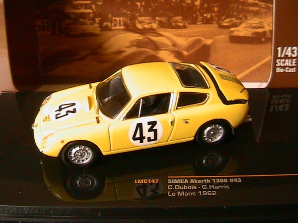 Simca Abarth 1300 #43 24 Stunden Von Le Mans 1962 Dubois Harris Ixo Lmc147 1/43-image