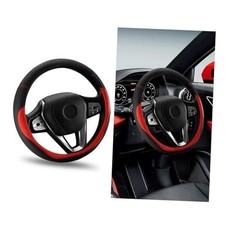 Car Steering Wheel Cover, Universal 15" Anti-Slip Auto Steering Wheel Red