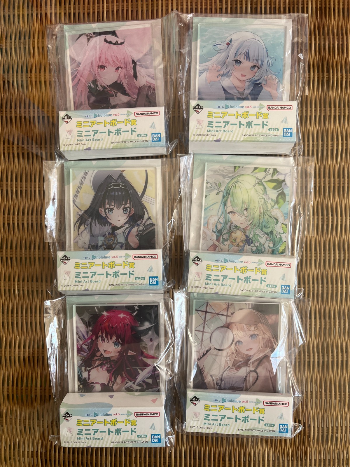 Hololive Mini Art Board Ichiban Kuji - Le cadeau idéal en carton rigide pour fan de VTuber