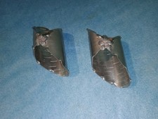 Coppia 2 portatovaglioli portagrissini peltro 95% vintage