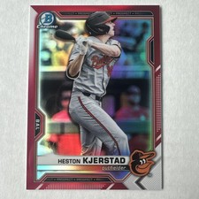 Heston Kjerstad 2021 Bowman Draft #BD-40 /5 Baltimore Orioles