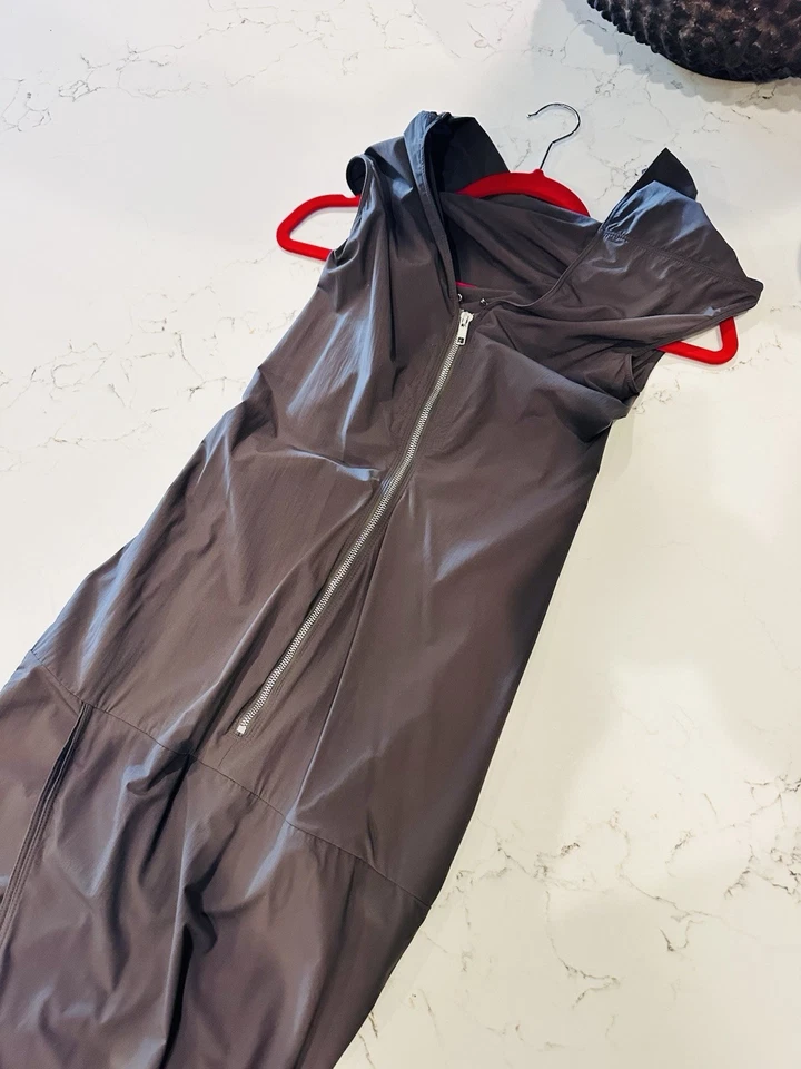 Длинное платье Rick Owens с асимметричным длинным подолом размер 40 - Изображение 2 из 4