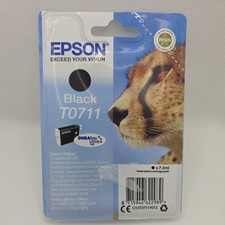 Epson Singlepack Black T0711 DURABrite Ultra Ink - Black (C13T07114012)